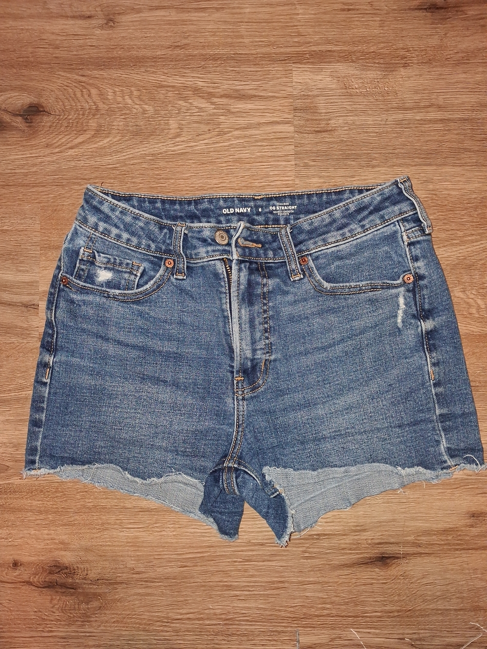 Old Navy Women's Blue Denim Cutoff Shorts
